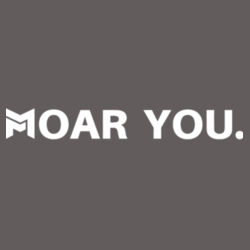 Moar You - White Decoration Cropped Tank Design