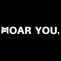Moar You - Adult Long Sleeve T-Shirt - BLACK Design